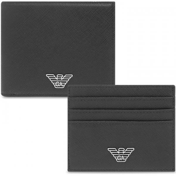 ◆당일◆23FW 시그니처 로고 기프트 세트 지갑 블랙 Y4R237 Y138E 81072