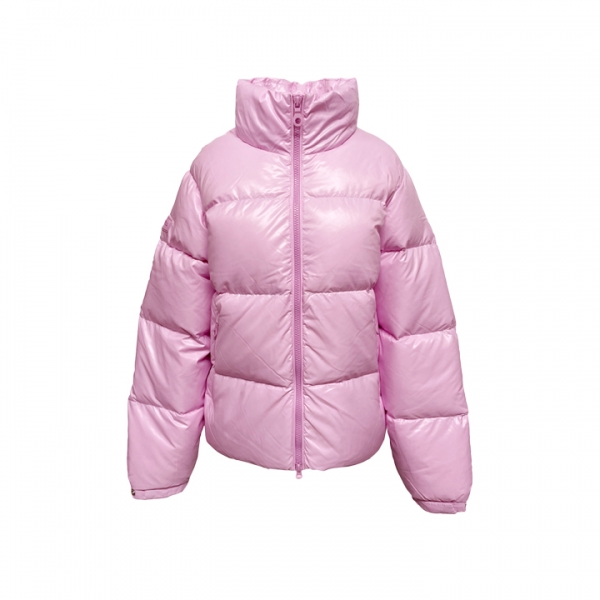 ◆당일◆25FW 디마 DIMA D 로고 패치 패딩자켓 로사키아로 VDDJ11546K0001 PKL