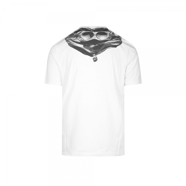 ◆당일◆25FW 백 고글 프린팅 티셔츠 화이트 RCCMTS725A 005100W 103