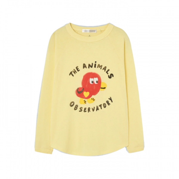 ◆키즈◆키즈 앤티터 롱슬리브 티셔츠 소프트옐로우 S26010 231FD