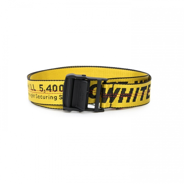 ◆14주년◆인더스트리얼 로고 벨트 옐로우 OMRB039R20647001 6000