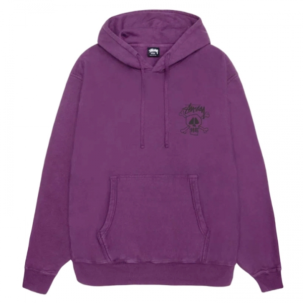 ◆당일◆23FW 스컬 앤 본 로고 후드티 퍼플 1924943 PURPLE