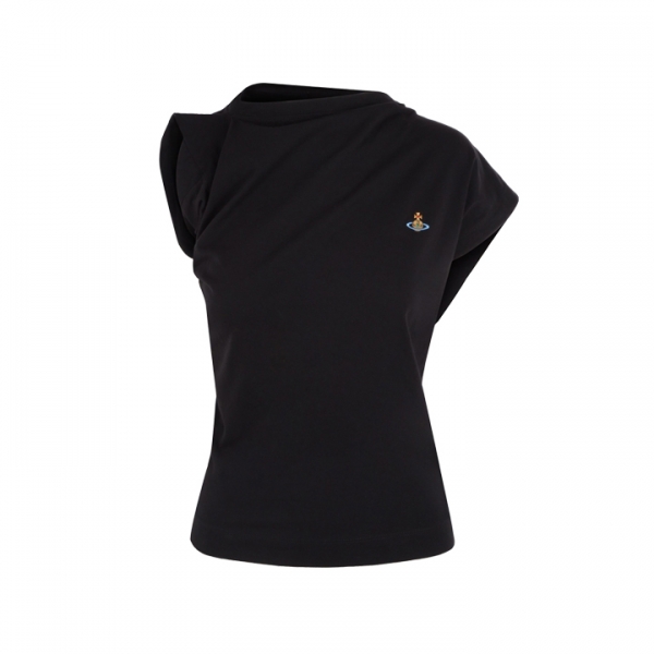 ◆당일◆25FW 헤보 HEBO 드레이프 티셔츠 블랙 1504000A J001M N401