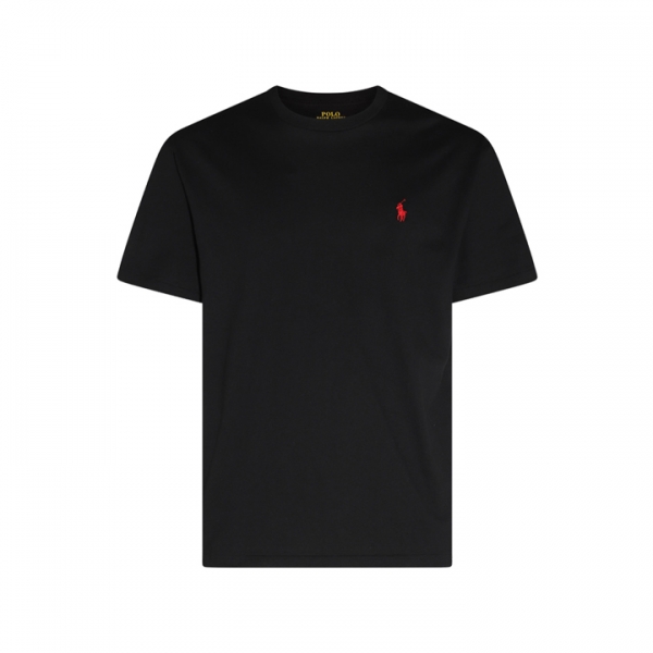 ◆당일◆26SS 포니 자수 클래식핏 티셔츠 블랙 710707087 002