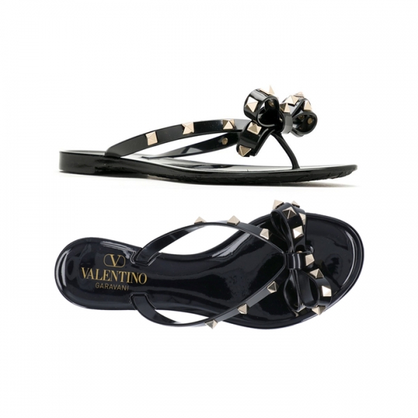 ◆당일◆25FW 골드 락스터드 플립플랍 블랙 7W2S0552 PVS 0NO