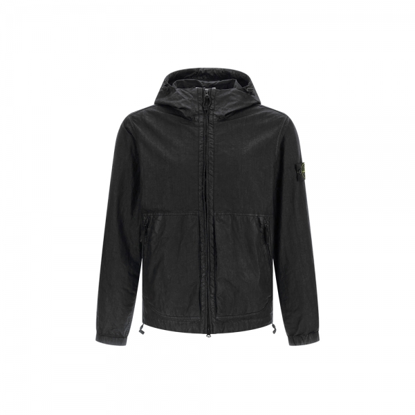 26SS 와펜 패치 오가닉 룩 나일론 파나마 TC 자켓 블랙 L1S15 4100053 S0069 V0029