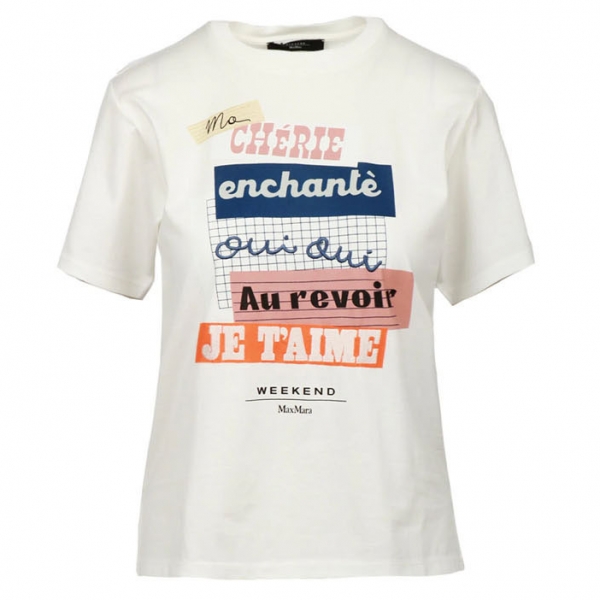 ◆당일◆25SS 카비나 CABINA 그래픽 로고 티셔츠 화이트 2515971041 008