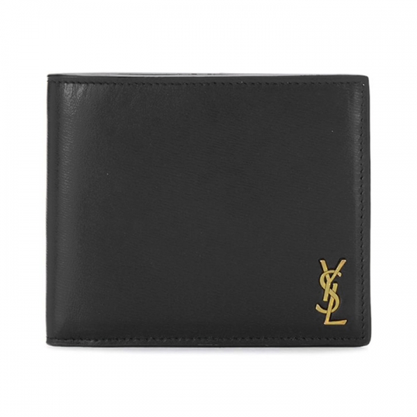 ◆당일◆25FW 모노그램 금장 로고 반지갑 블랙 607727 02G0W 1000