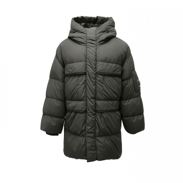 ◆당일◆25FW NYCRA-R 렌즈 와펜 패딩자켓 다크그레이 19CMOW240A 005864G 978