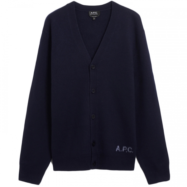 ◆당일◆25FW 케니 KENNY 로고 가디건 다크네이비 WVBDK H22305 IAK
