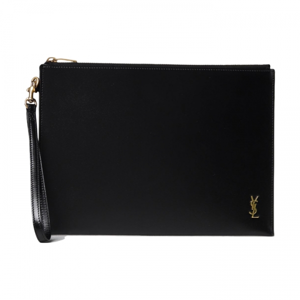 ◆당일◆25FW 금장 로고 모노그램 스트랩 클러치백 블랙 683827 02G0W 1000