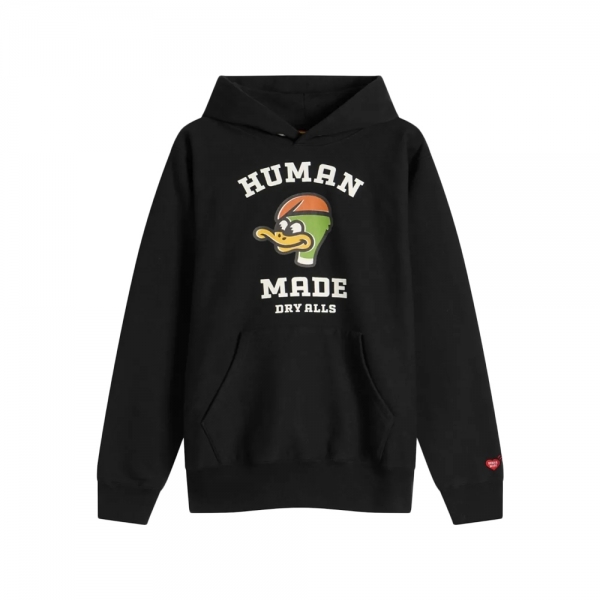 26SS 덕 프린트 헤비웨이트 후드티 블랙 HM30CS032 BLACK