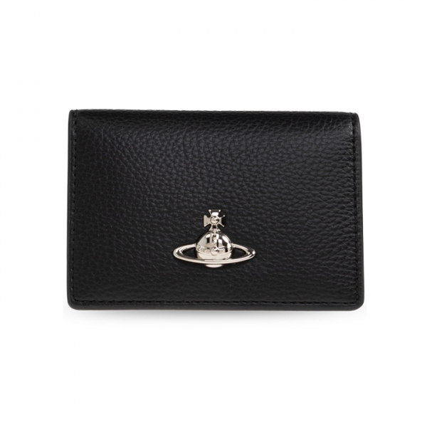 ◆당일◆26SS ORB 로고 플랩 카드지갑 블랙 5402000PU S000D N403