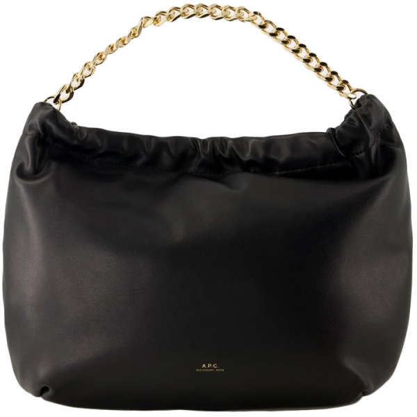 ◆당일◆25SS 니논 NINON 로고 체인 숄더백 블랙 PUAAT F61877 LZZ