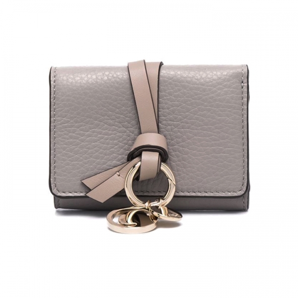 ◆당일◆26SS 알파벳 미니 코인 반지갑 캐시미어그레이 CHC21WP946F57 053