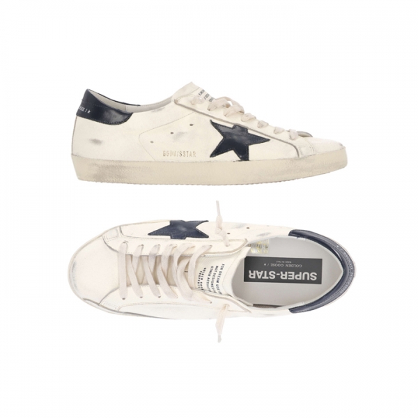 ◆당일◆26SS 나이트블루 슈퍼스타 스니커즈 베이지/나이트블루 GMF00101 F004164 15430