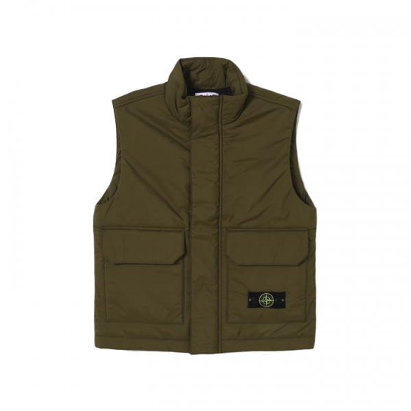 ◆키즈◆키즈 와펜 패치 패딩 조끼 카키 K2S16 G100004 S0203 V0054