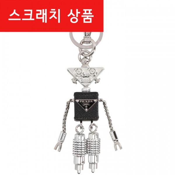◆스크래치◆사피아노 삼각로고 잭 로봇 키링 블랙 2TR102 2FOS F0H76