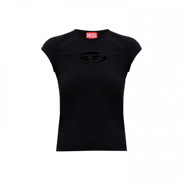 ◆당일◆26SS T ANGIE 컷 아웃 티셔츠 블랙 A06268 0AFAA 9XXA