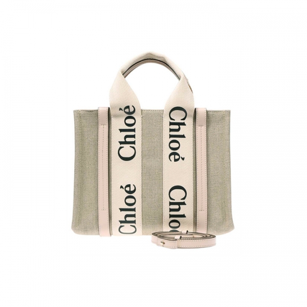 ◆당일◆26SS 우디 스몰 토트&숄더백 시멘트 핑크 CHC22AS397I26 6J5