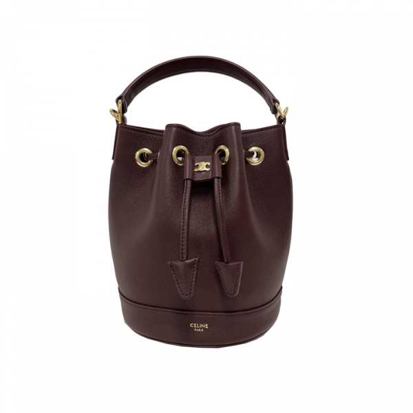 ◆당일◆26SS 트리오페 틴 클라라 버킷백 딥버건디 121673 DPJ 28DG