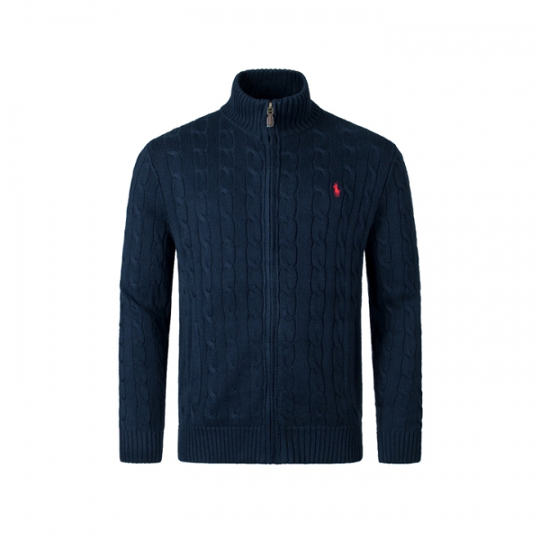 ◆당일◆25FW 포니 자수 로고 집업 가디건 블루 710899975 001