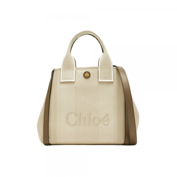 26SS 스몰 캐리 캔버스 토트백 베지탈베이지 CHC25SS911O65 23N