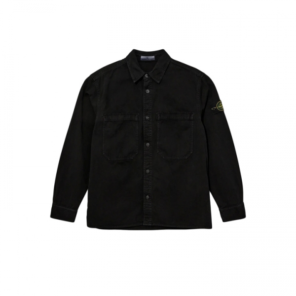 ◆당일◆25FW 와펜 패치 셔츠 자켓 블랙 K2S15 1200025 S0184 V0129