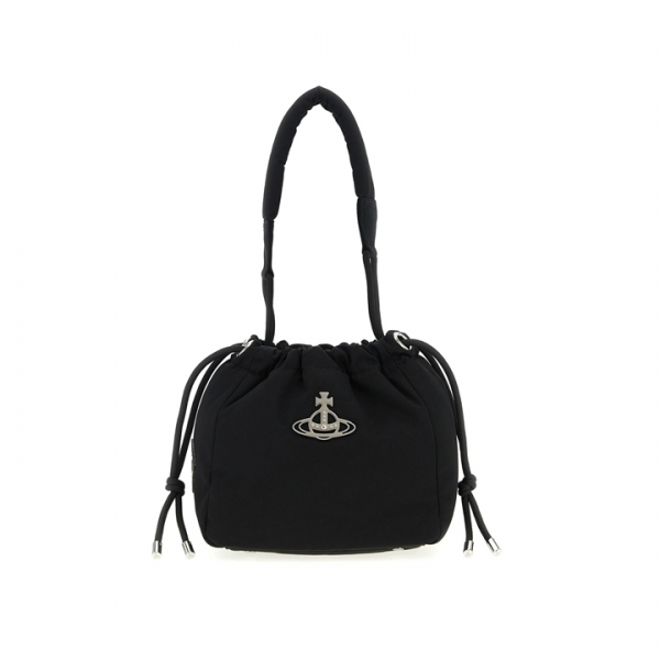 ◆당일◆26SS 힐러리 HILARY ORB 로고 스몰 버킷백 블랙 4C03000AU W001Y N401