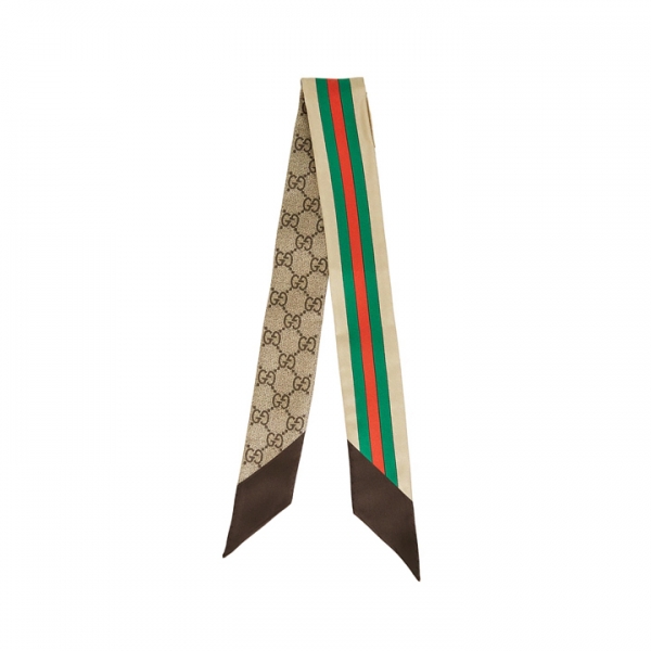 ◆당일◆26SS 인터로킹 G 홀스빗 실크 넥보우 멀티 756937 3G001 2164