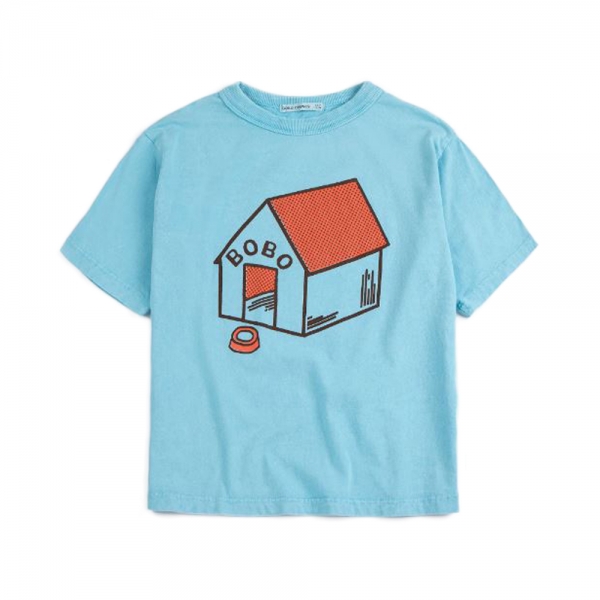 키즈 피클스홈 프린팅 반팔 티셔츠 라이트블루 B126AC015 451