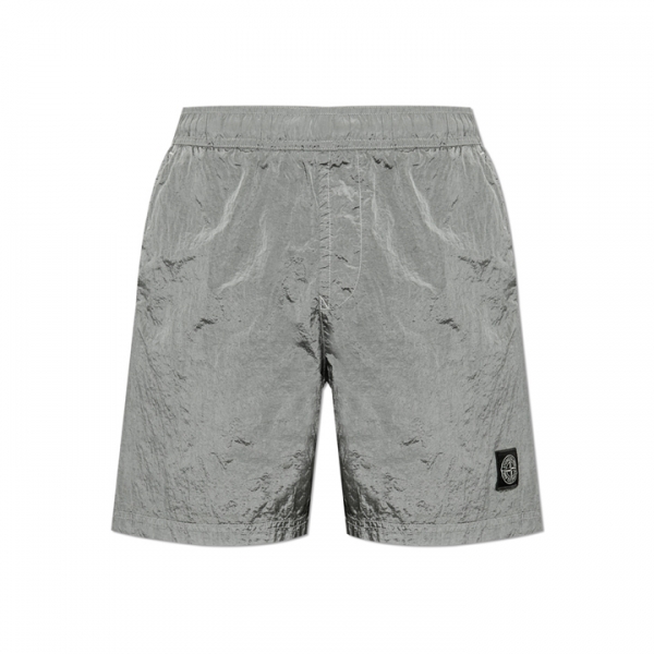 ◆당일◆26SS 로고 패치 스윔 숏팬츠 그레이 L1S15 B100004 S0043 V0061