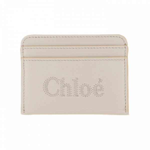 ◆당일◆25FW 로고 자수 카드지갑 와일드그레이 CHC23SP868I10 084