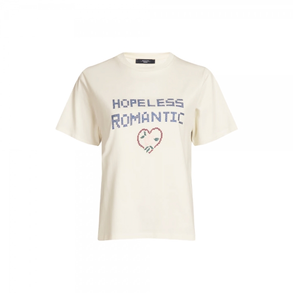 26SS 웨스트 WKDWEST 로고 티셔츠 아이보리 2615971041 005