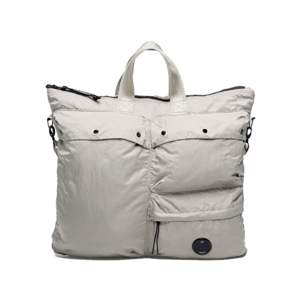 ◆당일◆26SS 렌즈 와펜 나일론 B 토트/크로스백 도브그레이 20CMAC042A 005269G 904