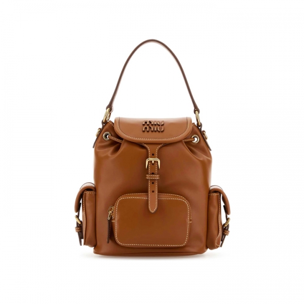 ◆당일◆26SS 시그니처 로고 멀티 포켓 백팩 코냑 5BZ043 2CRW F0046