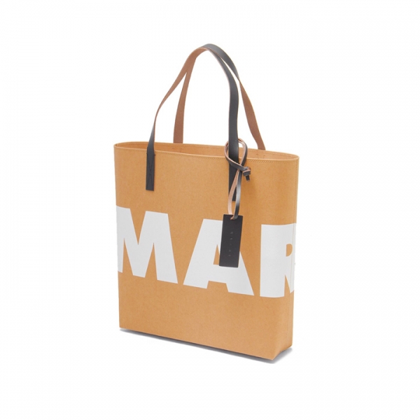◆당일◆로고 프린트 토트백 라이트 브라운 SHMPQ10A11 P4908 ZO238