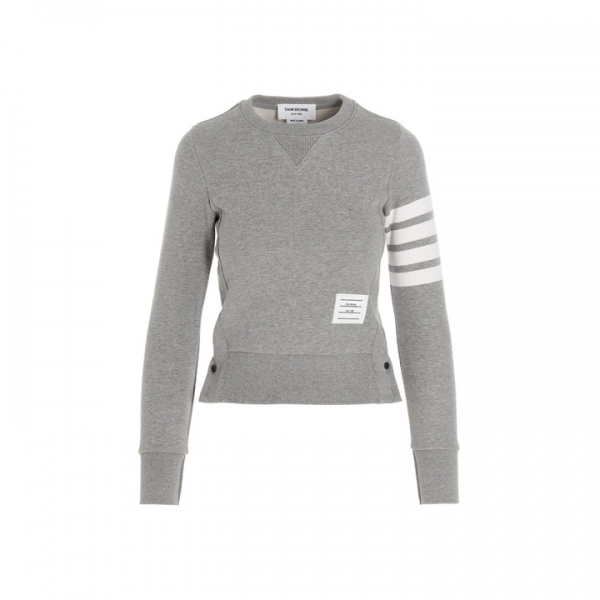 ◆당일◆26SS 여성 사선 완장 클래식 맨투맨 그레이 FJT002A 00535 055