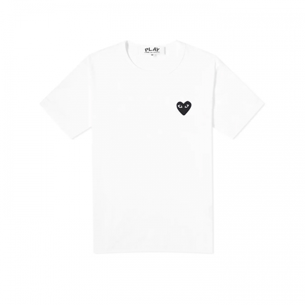 ◆당일◆26SS 블랙 하트 와펜 패치 티셔츠 화이트 AX-T064-051-2