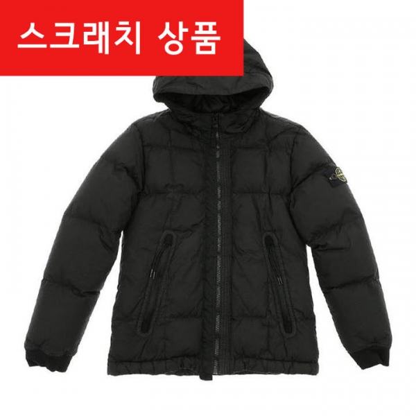 ◆스크래치◆여성 와펜 후드 패딩 자켓 블랙 711640133 V0029