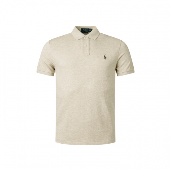 ◆당일◆26SS 포니 자수 카라 티셔츠 베이지그레이 710680784 342