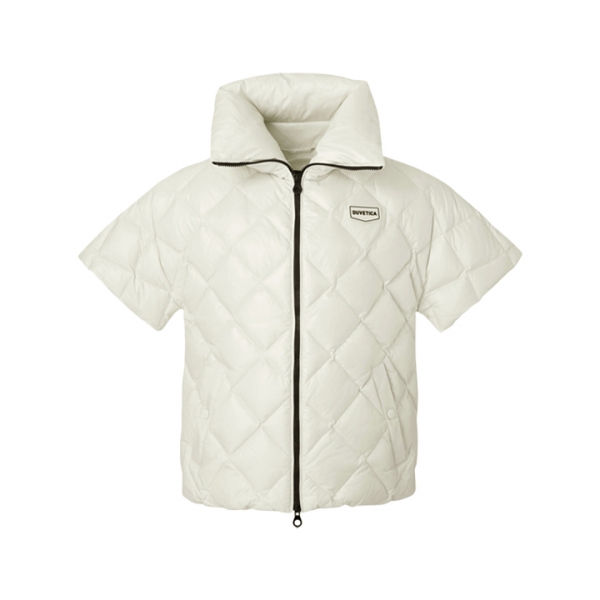 ◆당일◆25FW 세라피데 SERAPIDE 하프 슬리브 패딩 자켓 베이지 VDDH00125K0001 BGL