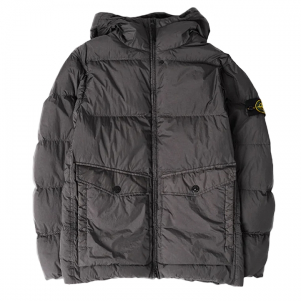 ◆당일◆25FW 가먼트다이 크링클 랩스 후드 패딩자켓 그레이 K2S15 4100011 S0A23 V0062