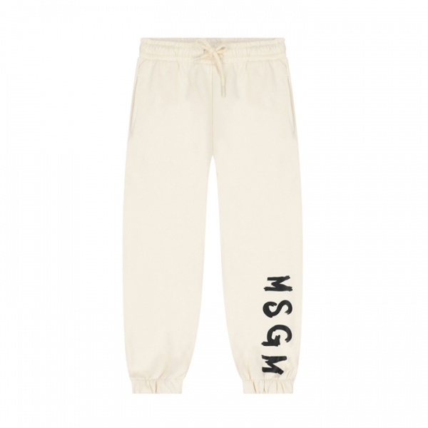 ◆키즈◆25FW 여성 로고 프린트 트레이닝 팬츠 아이보리 F5MSJUFP024 013