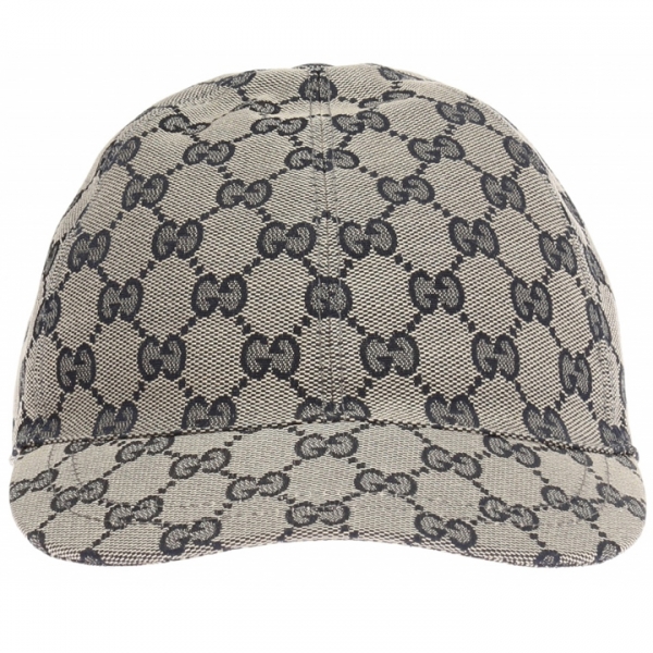 ◆키즈◆23FW 키즈 GG 슈프림 캔버스 캡모자 베이지/네이비 481774 3HC65 2168
