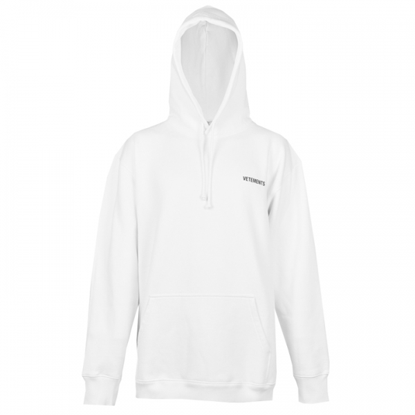 ◆12주년◆로고 프린팅 오버핏 후드티 화이트 UAH21TR535 WHITE
