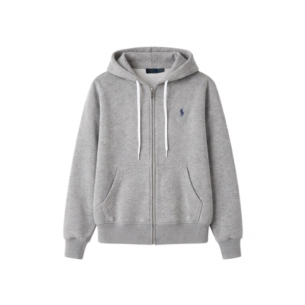 ◆당일◆26SS 포니 자수 로고 후드집업 그레이 211971699 004