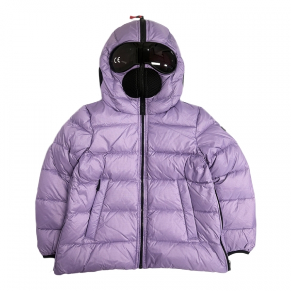 ◆키즈◆여성 나일론 립스탁 사이드집업 고글패딩 라일락 JG 540B T KJ5 70
