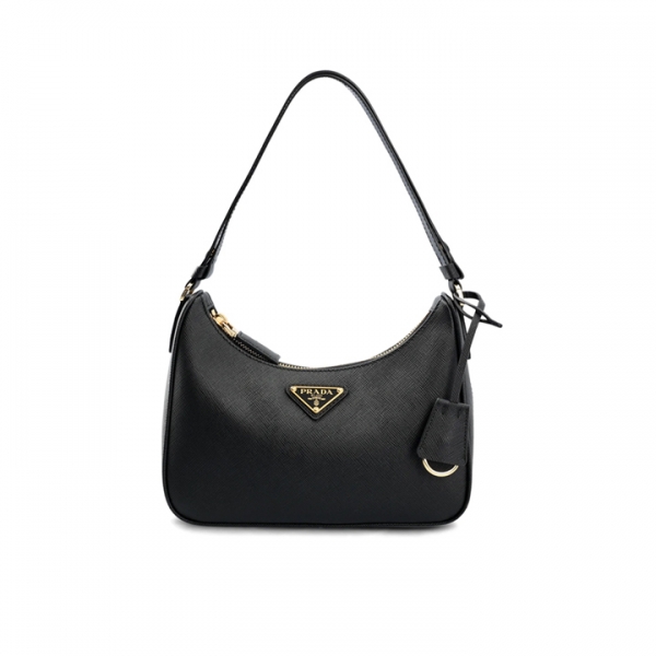 ◆당일◆26SS 사피아노 삼각 로고 숄더&호보백 블랙 1BC204 NZV F0632