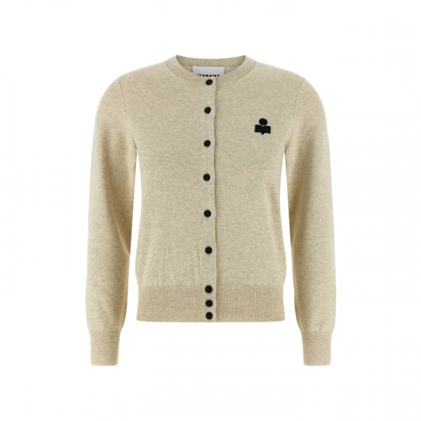 ◆당일◆25FW 모나 MONA 스몰 로고 가디건 라이트 그레이 CA0115FA C1L17E 02LY